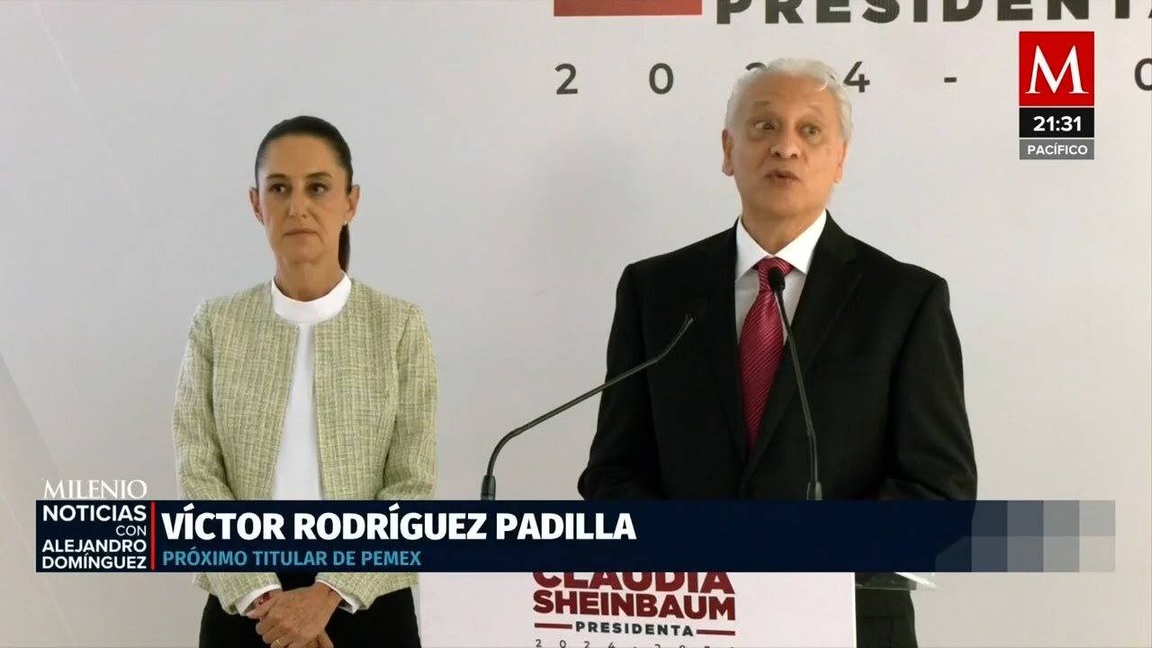 Claudia Sheinbaum nombra a Víctor Rodríguez nuevo director de Pemex