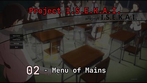 [Godot 4] Project ISEKAI - 02: Main Menu