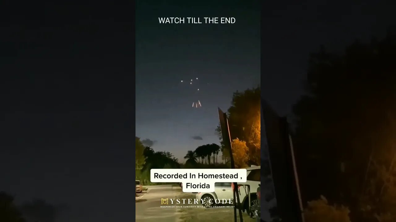 A UFO ? What was that strange sight in sky over South Florida 2022