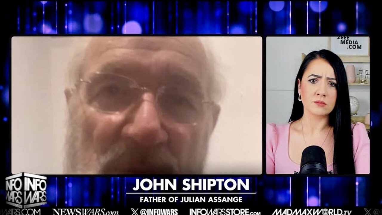 BREAKING: Father of Julian Assange Interviewed by Maria Zee, "Save My Son's Life"! | InfoWars