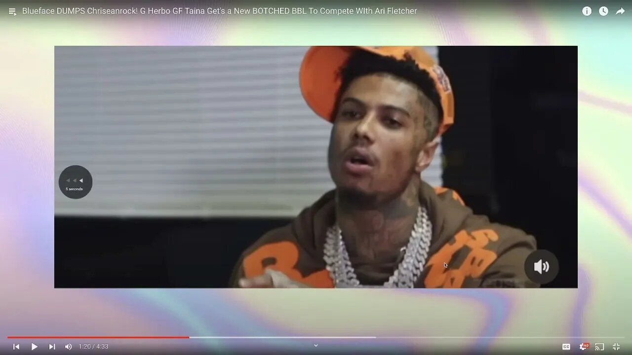 blueface dumps chrisean rock g herbos gf got surgery to look like ari fletcher?