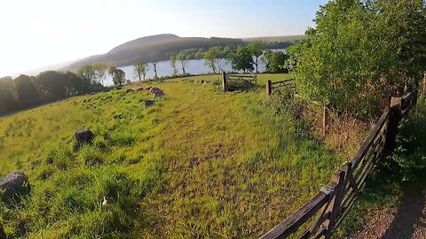 Sheep's Tor in the distance. Burrator Reservoir. Dartmoor. 25th May 2023