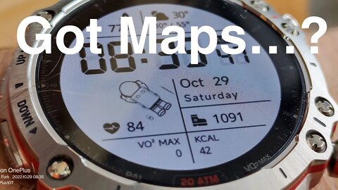 Maps on the Amazfit Falcon are...