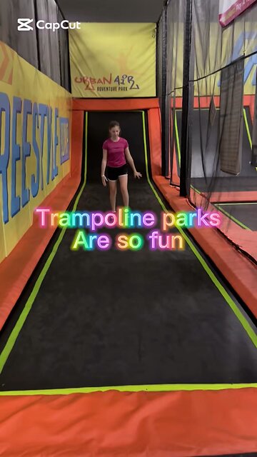 Having Fun at the Trampoline Park #shorts