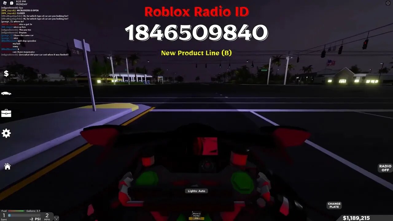 Product Roblox Radio Codes/IDs