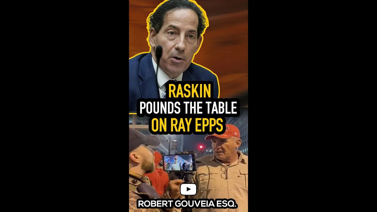 Rep. Raskin "POUNDS the Table" on Ray Epps #shorts