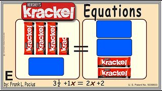 VISUAL KRACKEL 3.5+1x=2x+2 EQUATION _ SOLVING EQUATIONS _ SOLVING WORD PROBLEMS