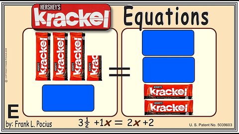 VISUAL KRACKEL 3.5+1x=2x+2 EQUATION _ SOLVING EQUATIONS _ SOLVING WORD PROBLEMS