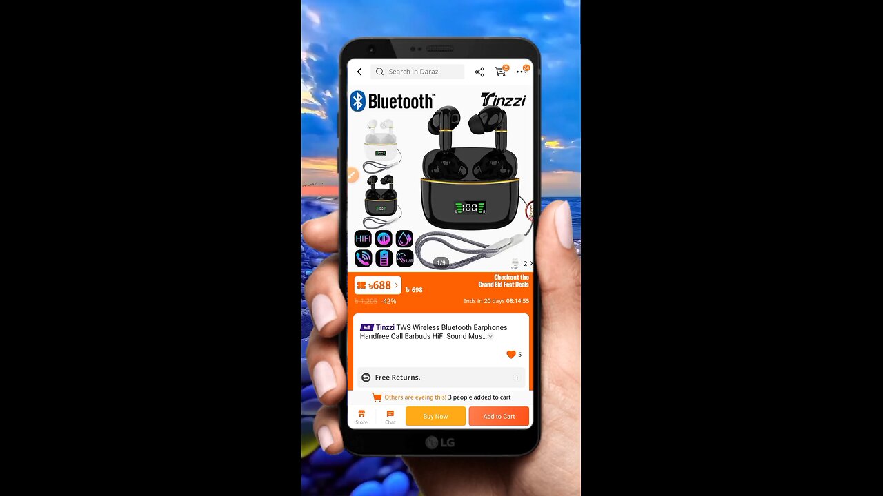 🎧Wireless Bluetooth Earphones. চমৎকার ও অসাধারণ ডিজাইনের এই ব্লুটুথ ইয়ারফোন কিনুন ডিসকাউন্ট মূল্য।