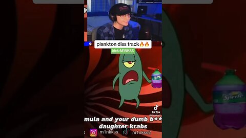 PLANKTON DISS TRACK ON MR KRABS #funny #memes #spongebobremix #trendingshorts #recommended