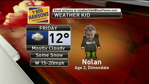 Weather Kid - Nolan - 1/25/19