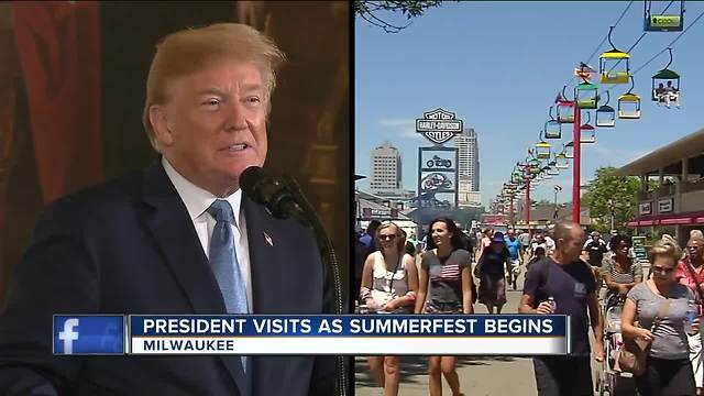 President Trump to visit Milwaukee Wednesday night; traffic gridlock expected