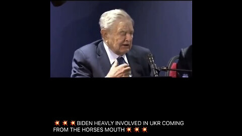 TSVN317 7.2022 George Soros Explaining He Worked With Joe Biden In Regards To Ukraine