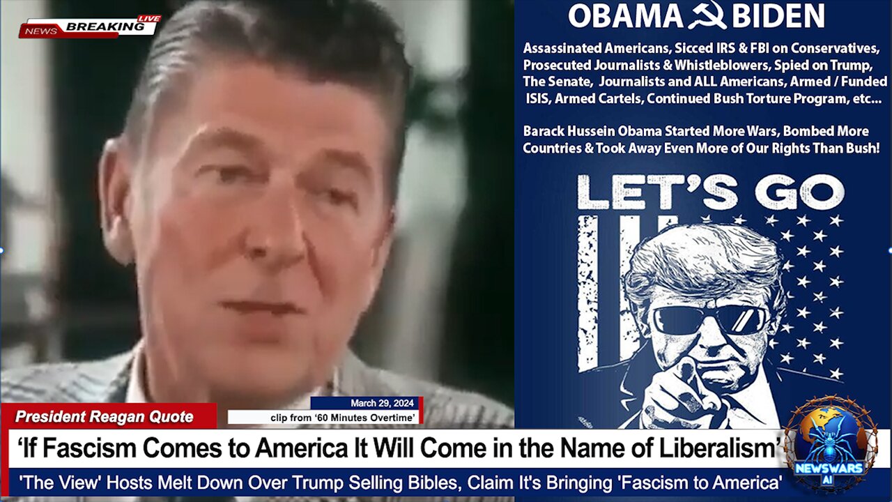 Reagan: ‘If Fascism Ever Comes to America, It Will Come in the Name of Liberalism’