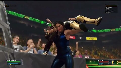 wwe 2k23 myfaction money in the bank tower matche 4