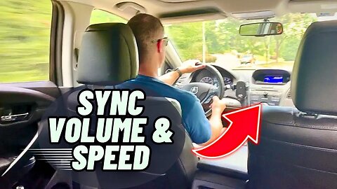 How to Sync Volume to Car Speed, SVC Settings.