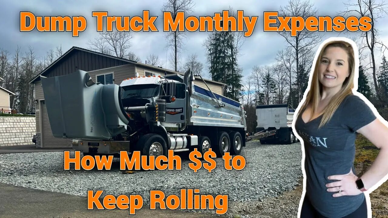 Dump Truck Monthly Expenses on My 2003 Kenworth T800 Truck and Trailer Dump Truck. $$$