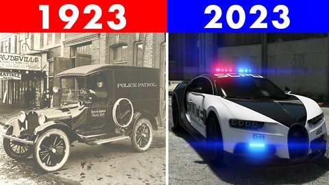 Police Cars over the LAST 100 YEARS