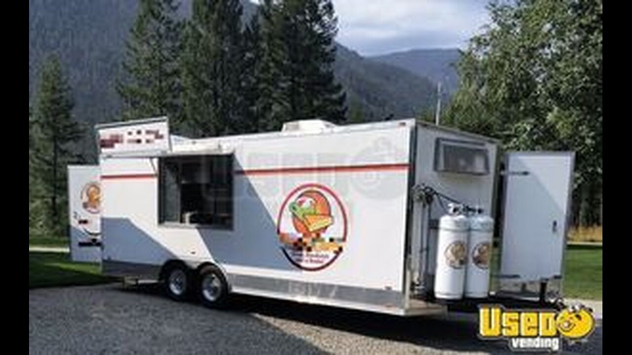 2018 - 8.5' x 24' Mobile Kitchen Food Concession Trailer High Volume Mobile Food Unit