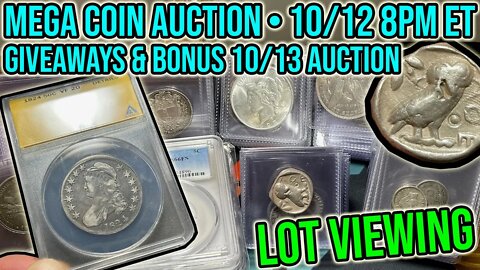 TWO Crazy Rare Coin Sales - $3,500+ US, World, & Ancient Lot Viewing - Whatnot 10/12 & 10/13 8PM ET