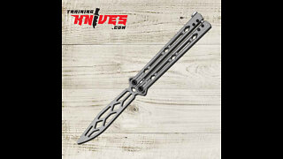 Kershaw 14C28N Sandvik Stainless Steel Bead Blasted Lucha Butterfly Balisong Trainer KS5150TR