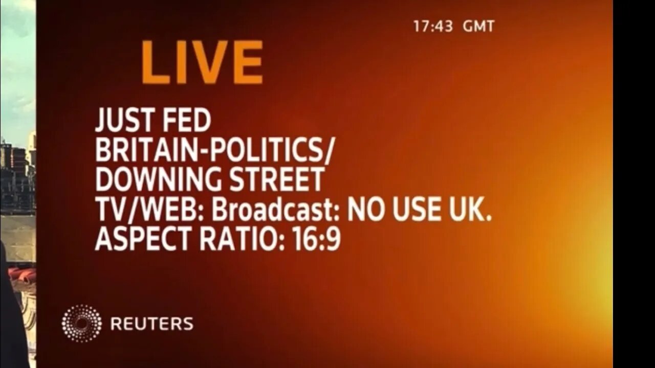 BBC News - Reuters Downing St Live feed lost 05/07/2022