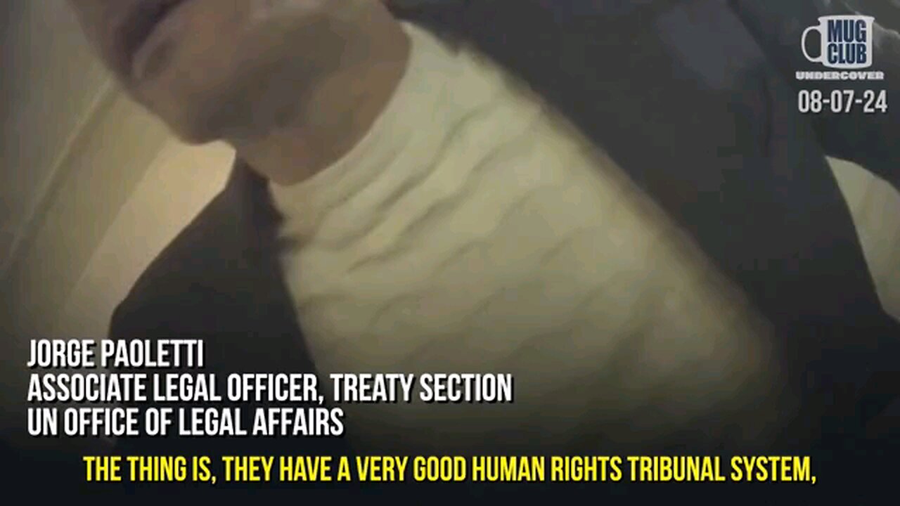 UN Legal Official Admits They Are Terrified Of Trumps reelection.