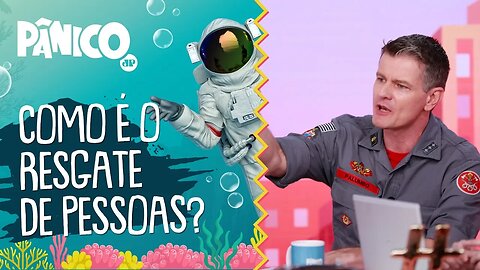 Capitão Palumbo explica como é o resgate de pessoas