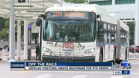 RTD says critical driver shortage is causing daily disruptions to light rail and bus routes