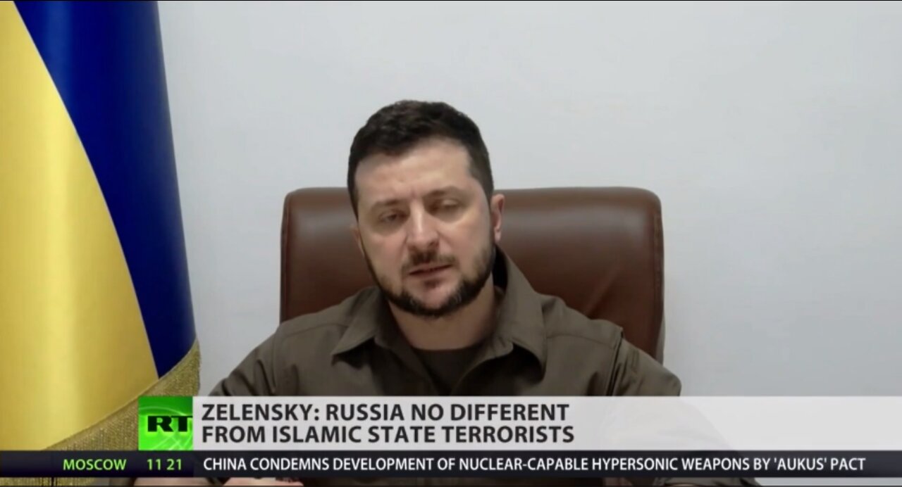 il sionazista Zelenskyler ha paragonato la Russia all'ISIS poiché l'Ucraina rimane un rifugio sicuro per i jihadisti,anche i media occidentali,affermano che l'Ucraina stessa non ha esitato a ricorrere all'aiuto dei terroristi dello St