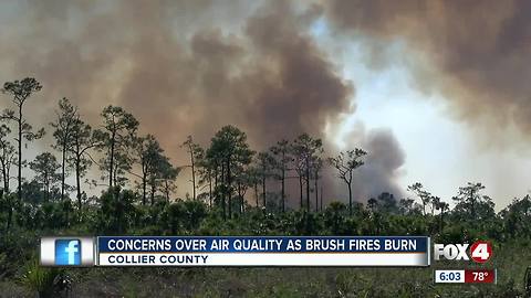 Concerns over air quality during wildfires