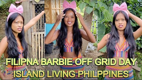 🇵🇭 FILIPINA BARBIE MOM'S TYPICAL GARDEN, CHICKENS & SOLAR OFF GRID DAY Island Living Philippines