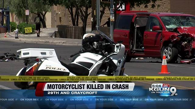 Motorcycle rider dies in crash near 29th and Craycroft