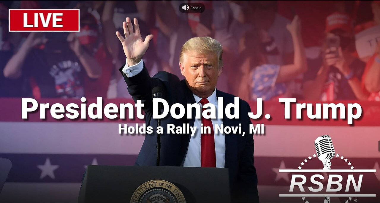 Trump Holds a Rally in Novi, Michigan - WATCH PARTY! 10.26.2024