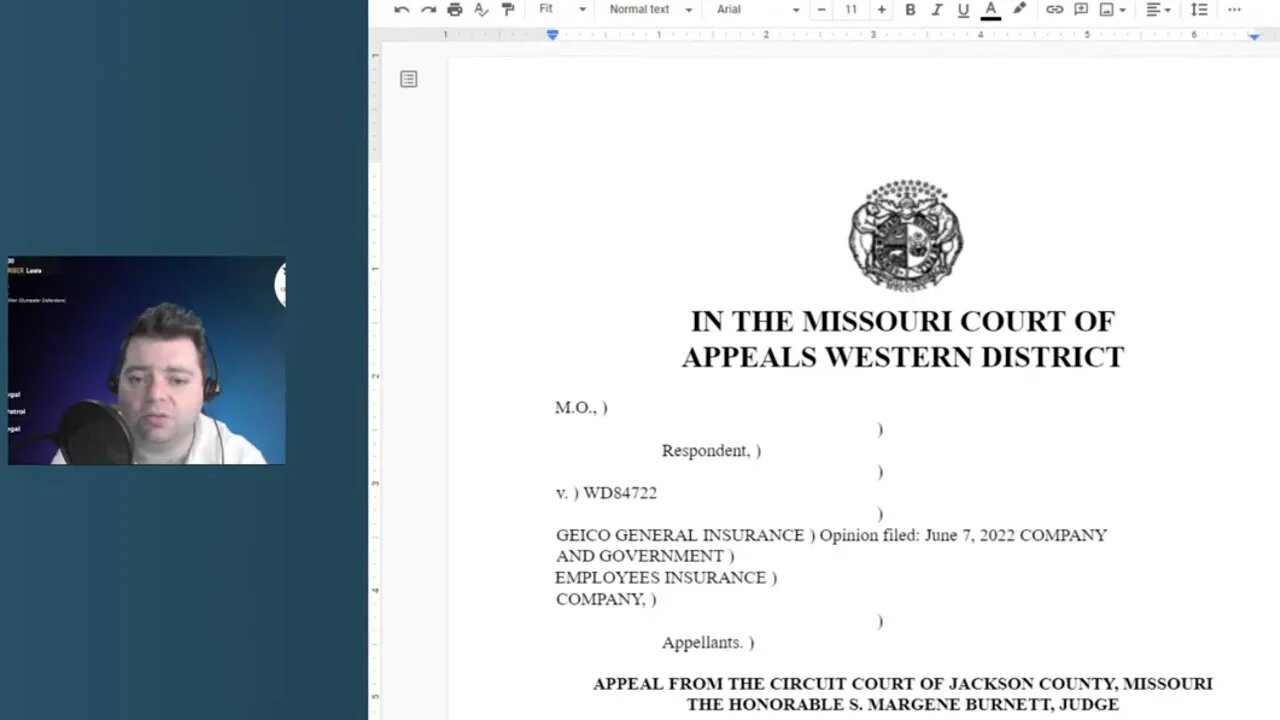 Geico v M.O. (Or When Should Your Car Insurace Cover STD's) #TheLawPatrol 20.06.2022