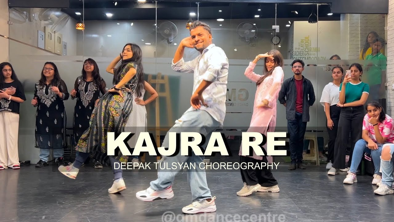 Kajra Re - Class Video | Deepak Tulsyan Choreography | G M Dance | ft. Akshita &amp; Aanya