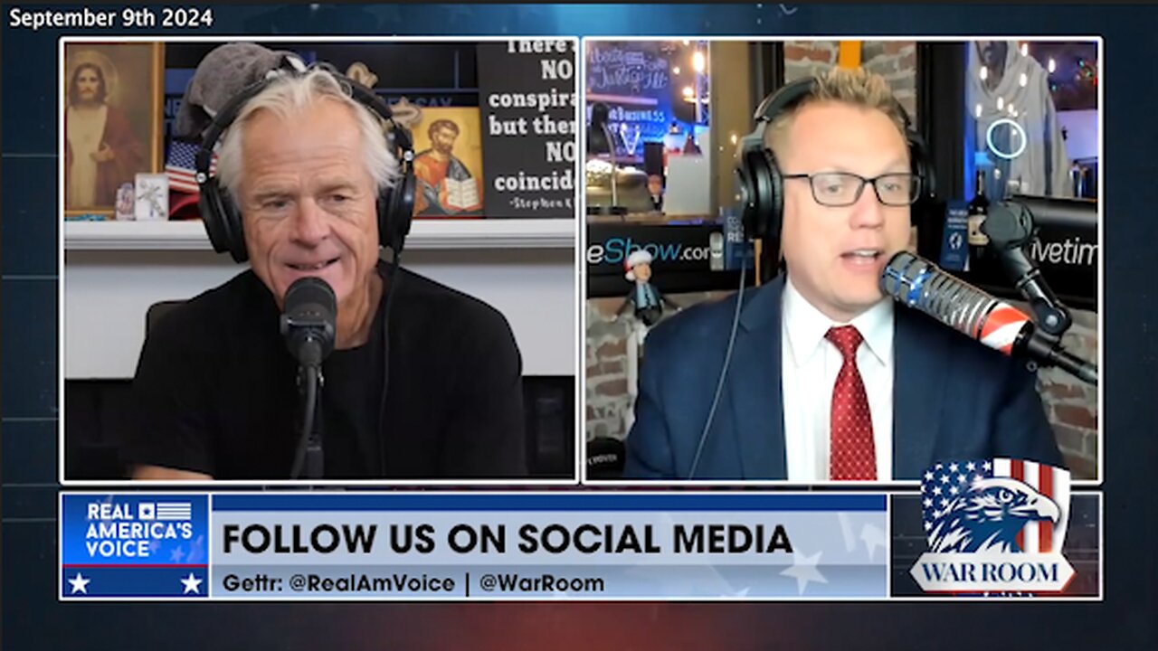 Peter Navarro | Peter Navarro & Clay Clark Discuss Pew Research Reporting, "59% of voters who frequently attend religious services cast their ballot for Trump, while 40% chose Biden." + Why Christians Must Vote Trump 2024