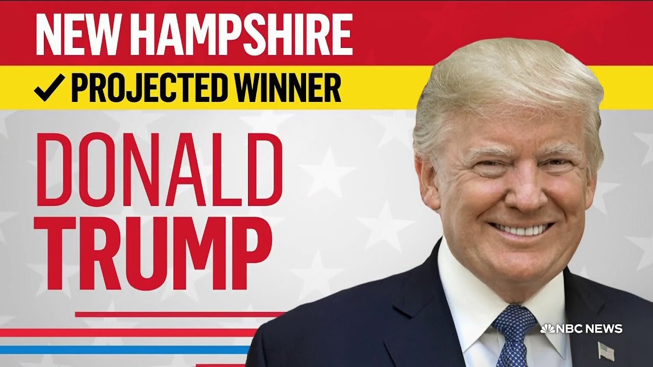 NBC News projects Trump wins New Hampshire Republican primary