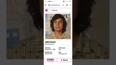 HAPPY 24 BIRTHDAY JOSH OVALLE Film Producer