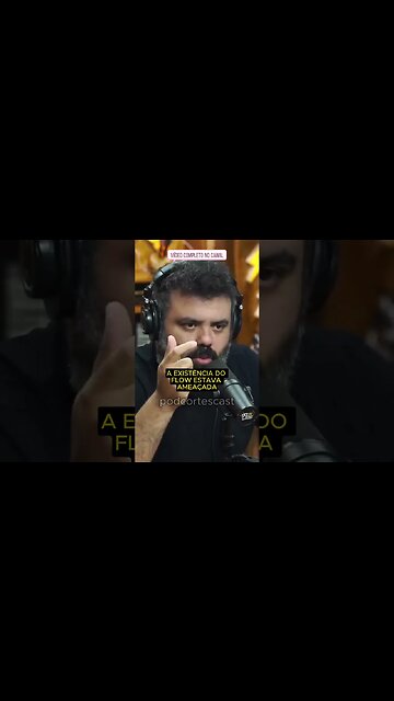 A EXISTÊNCIA DO FLOW ESTAVA AMEAÇADA #shorts #arthurpetry #monark #igor3k #flowpodcast