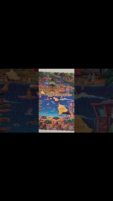 60,000 piece What a Wonderful World Jigsaw Puzzle Day 41! #shorts #jigsawpuzzles #puzzle #puzzles