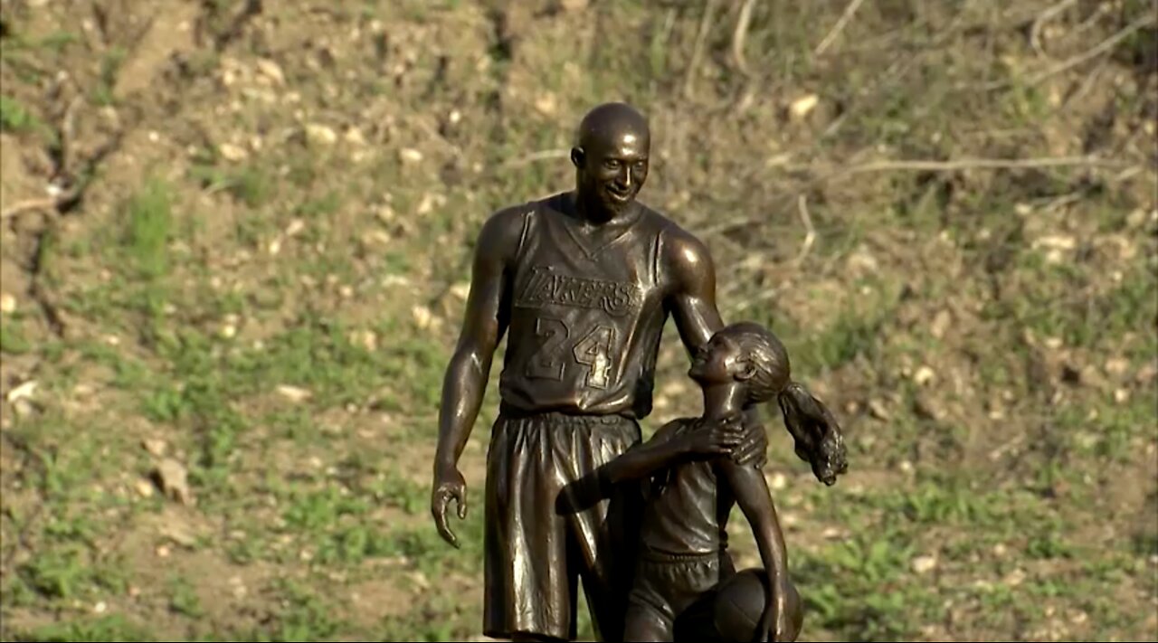 Kobe Bryant Statue Erected at Crash Site