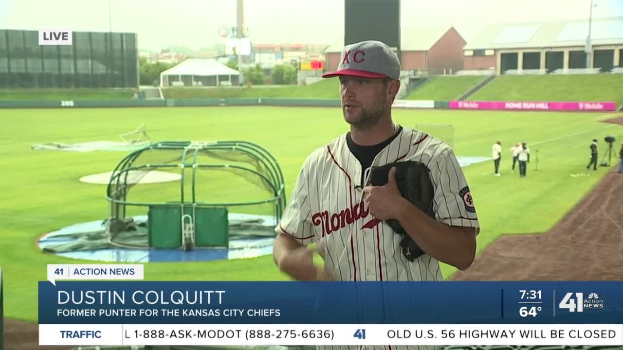 Dustin Colquitt at Opening Day