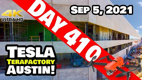 Tesla Gigafactory Austin 4K Day 410 - 9/5/21 - Terafactory TX - UPCLOSE & PERSONAL AT GIGA TEXAS!