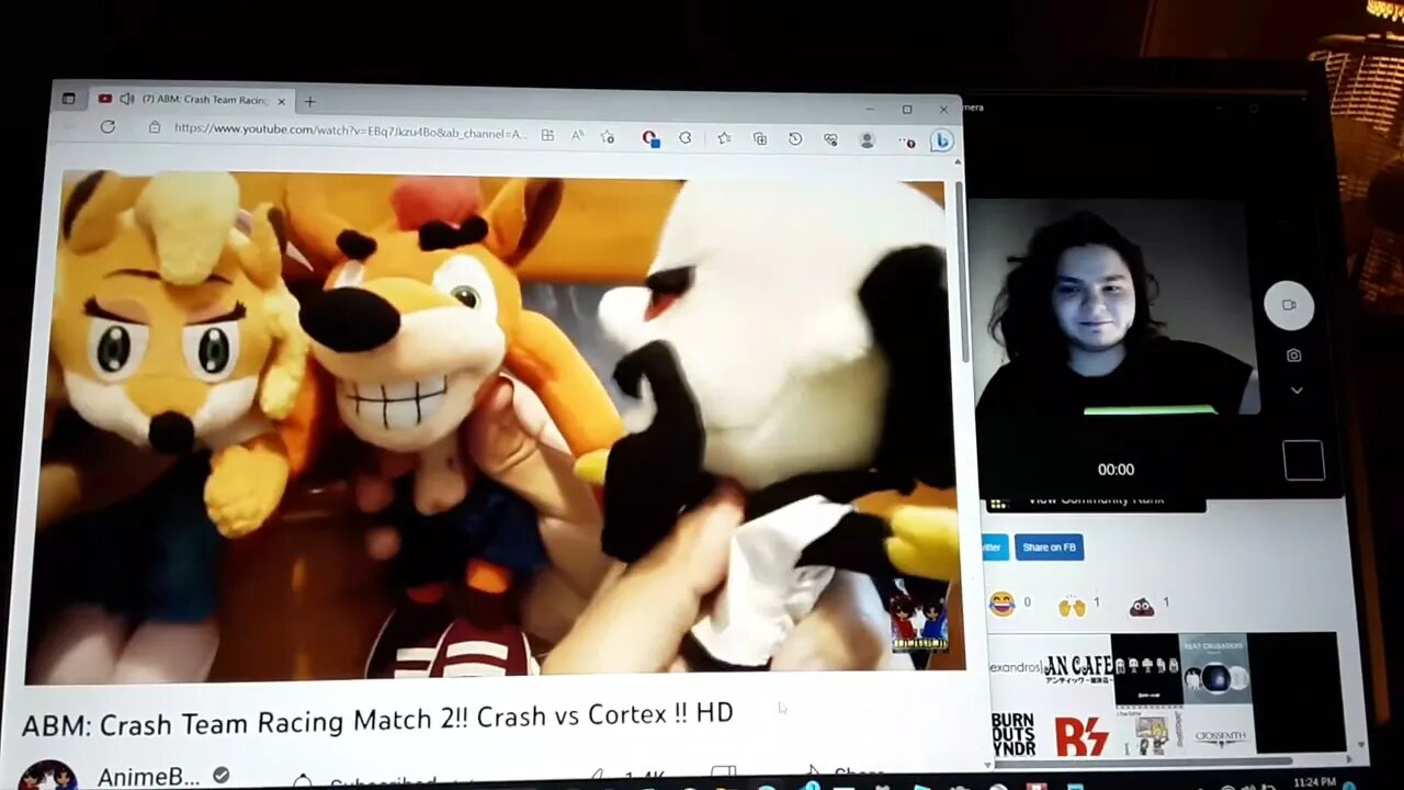 Reaction to ABM: Crash Team Racing Match 2!! Crash vs Cortex by AnimeBroMii