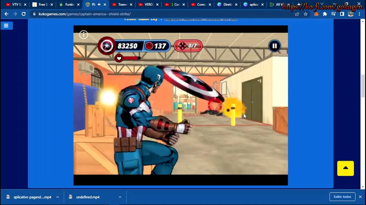 Transmissão ao vivo de Tempo final Captain America: Shield Strike