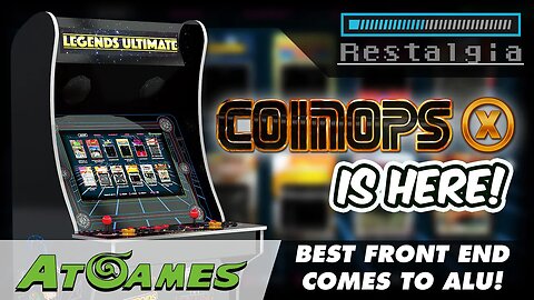 CoinOPS X Feature Comes to AtGames Legends Ultimate Arcade! Let's make it look pretty!