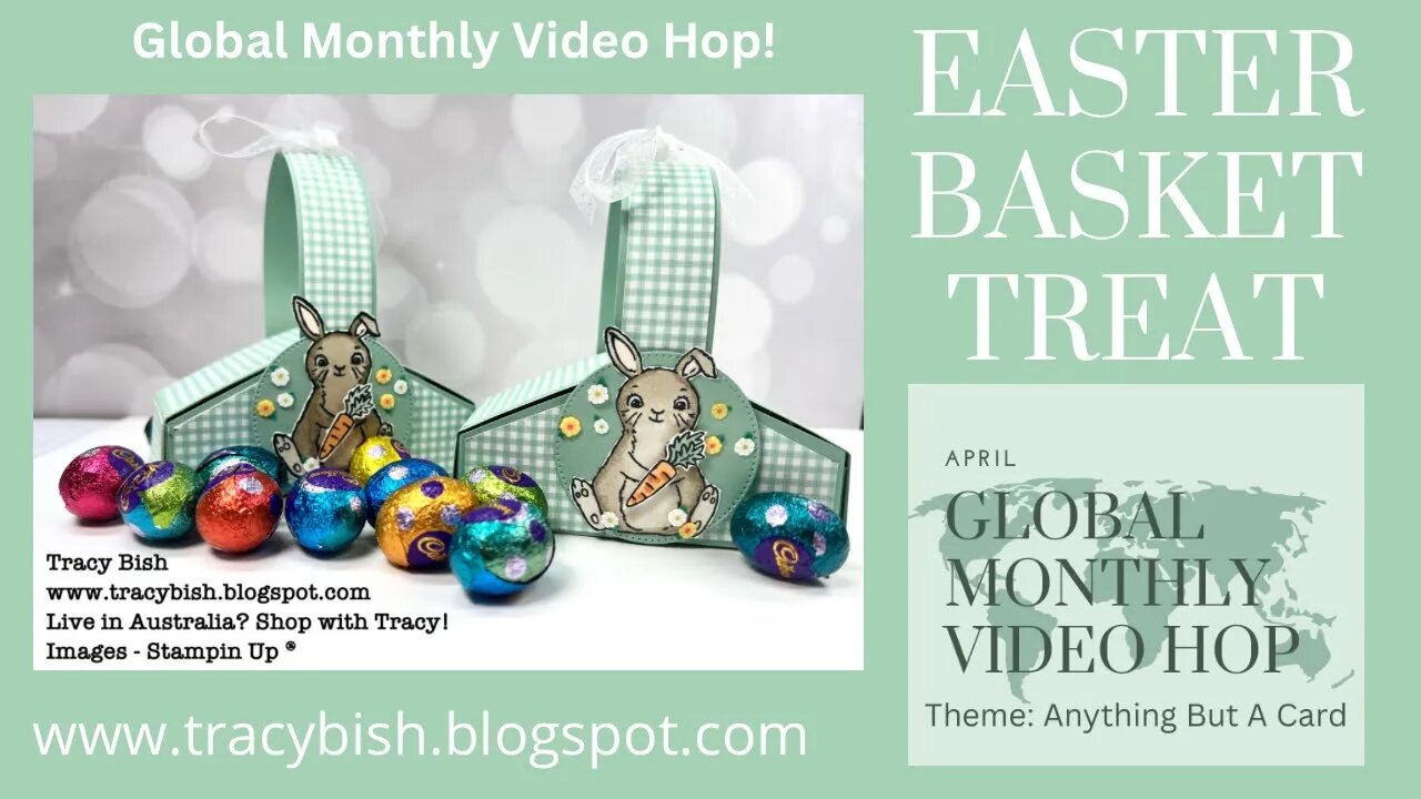 Creating a Fun Easter Basket using the Easter Bunny Bundle!