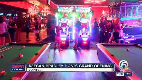 Keegan Bradley hosts grand opening