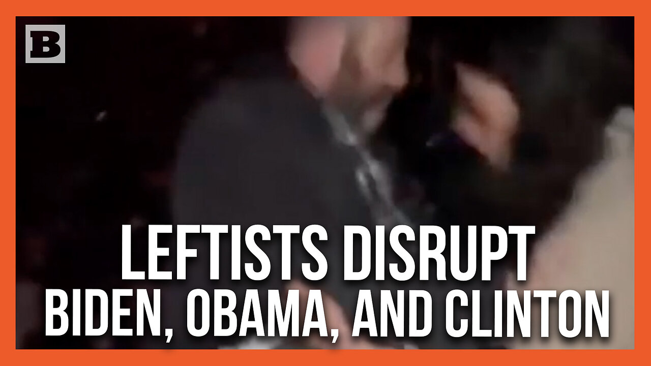 "Shame on You, Joe Biden!" Leftist Protesters Interrupt Biden, Obama, Clinton Event